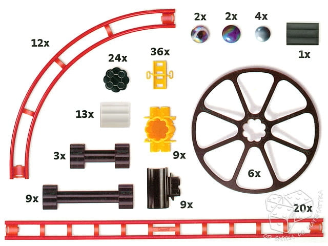 Roller Coaster - mini rail 150 elementów