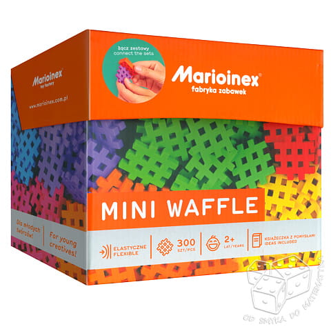 Klocki Mini waffle - 300 elementów