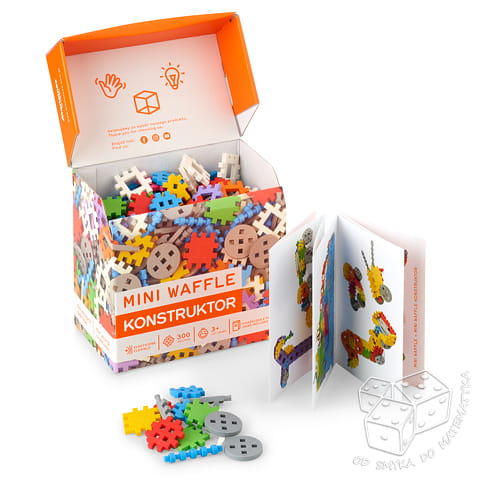 Klocki Mini waffle - Konstruktor 300 elementów