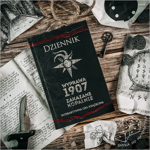 Dziennik. Wyprawa 1907 - zakazane kopalnie. Interaktywna gra książkowa - twarda oprawa