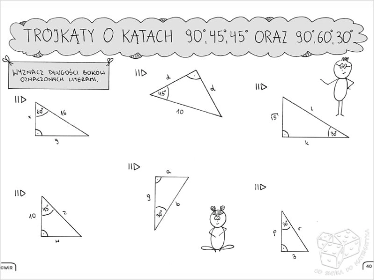 Matematyka. Graficzne karty pracy - szkoła podstawowa - zestaw 3