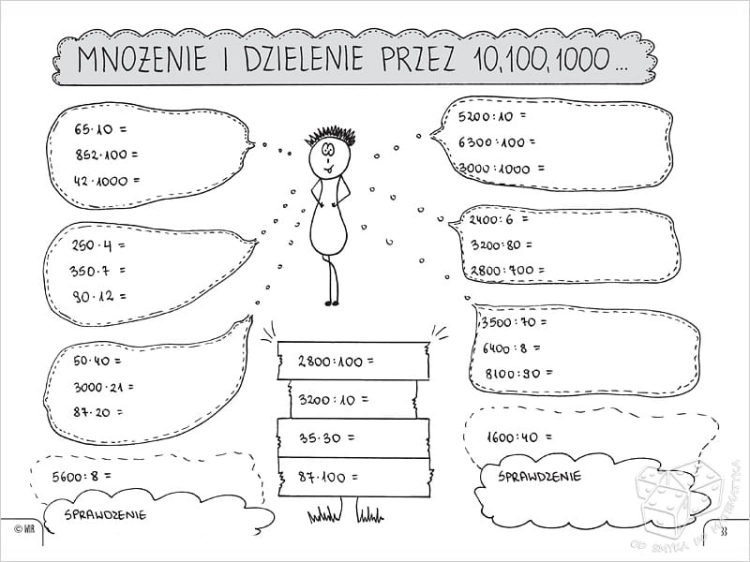 Matematyka. Graficzne karty pracy - szkoła podstawowa - zestaw 2