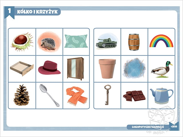 Logopotyczki szumiące - gry i zabawy logopedyczne