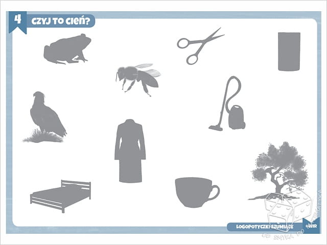 Logopotyczki szumiące - gry i zabawy logopedyczne