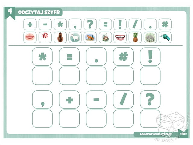 Logopotyczki syczące - gry i zabawy logopedyczne