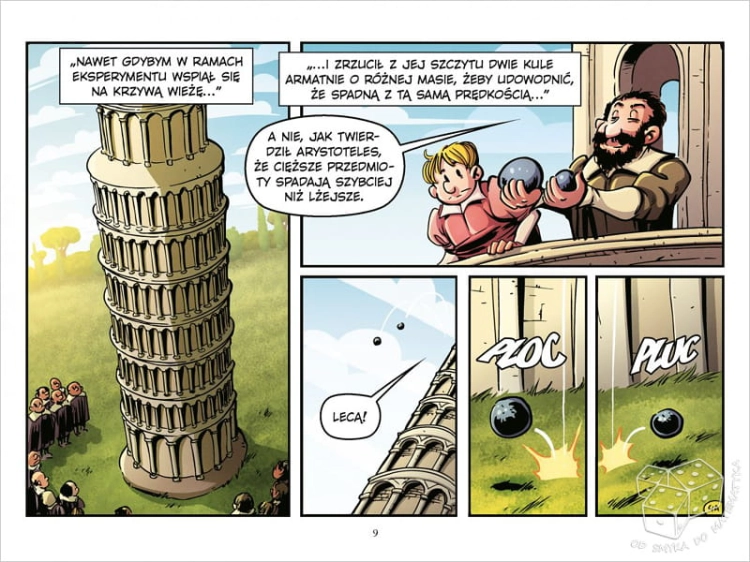 Galileusz. Posłaniec gwiazd. Najwybitniejsi naukowcy - komiks