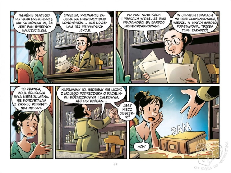Ada Lovelace. Czarodziejka liczb. Najwybitniejsi naukowcy - komiks