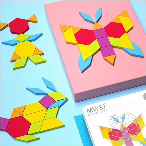 Motyl - tangram w puszce