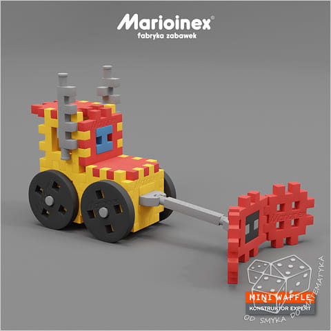 Klocki Mini waffle - konstruktor expert - 141 elementów