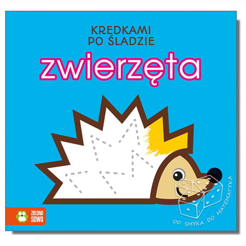 Zwierzęta - kredkami po śladzie