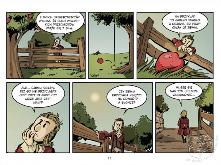 Newton. Grawitacja w akcji. Najwybitniejsi naukowcy - komiks