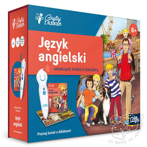 Czytaj z Albikiem. Język angielski - zestaw interaktywny (pióro + książka)
