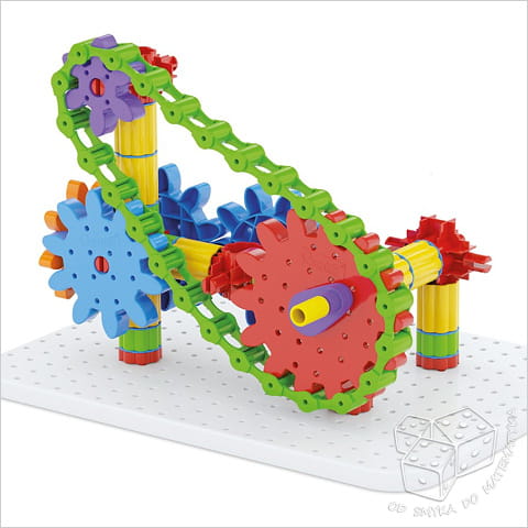 Zestaw konstrukcyjny Georello Tech 100 elementów - starter set