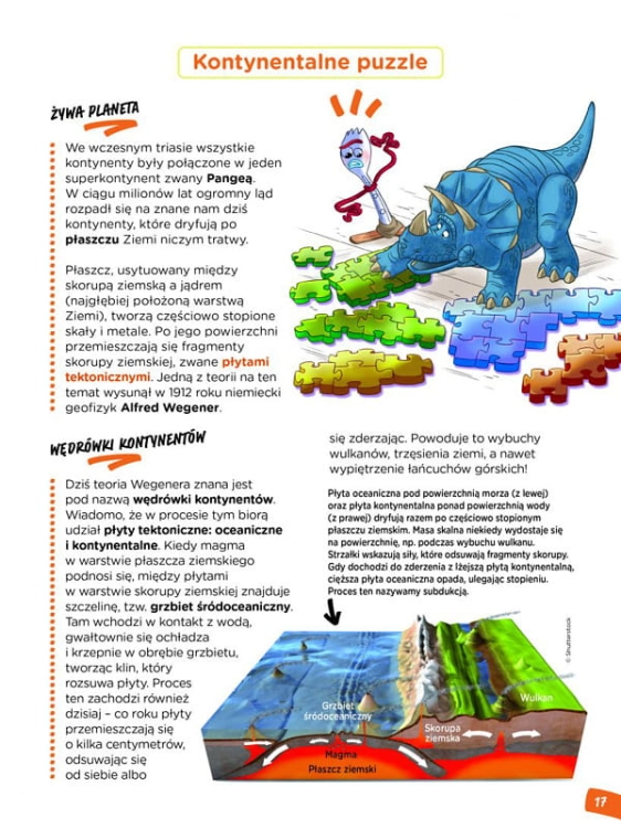 Era dinozaurów - tom 1 - straszne jaszczury, czyli dinozaury triasu. Nauka z komiksem