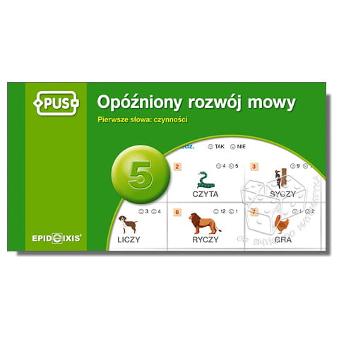 PUS - Opóźniony rozwój mowy 5. Pierwsze słowa: czynności