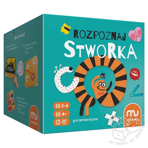 Rozpoznaj stworka - gra sensoryczna