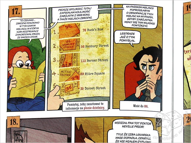 Sherlock Holmes. Cień Kuby Rozpruwacza. Komiks paragrafowy