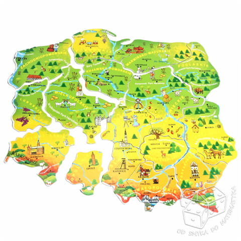 Geo-puzzle Polska