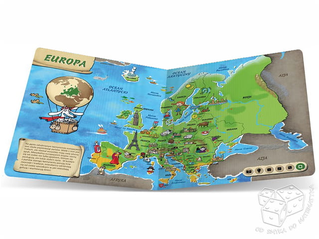 Czytaj z Albikiem. Atlas świata - interaktywna mówiąca książka