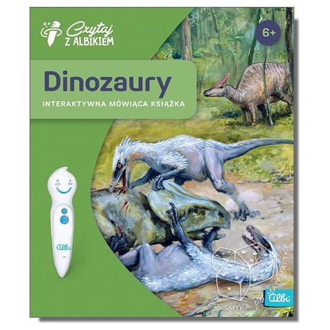 Czytaj z Albikiem. Dinozaury - interaktywna mówiąca książka