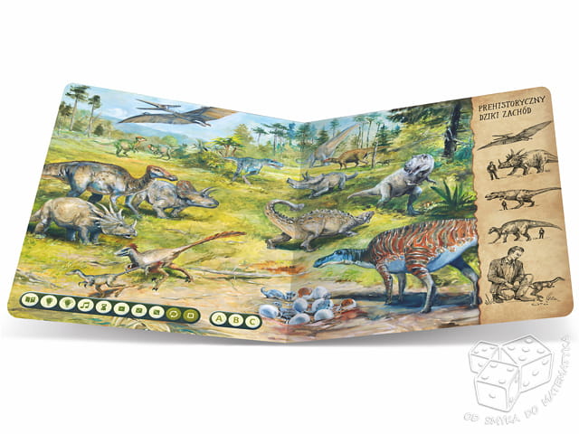 Czytaj z Albikiem. Dinozaury - interaktywna mówiąca książka