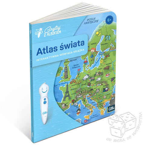 Czytaj z Albikiem. Atlas świata - interaktywna mówiąca książka