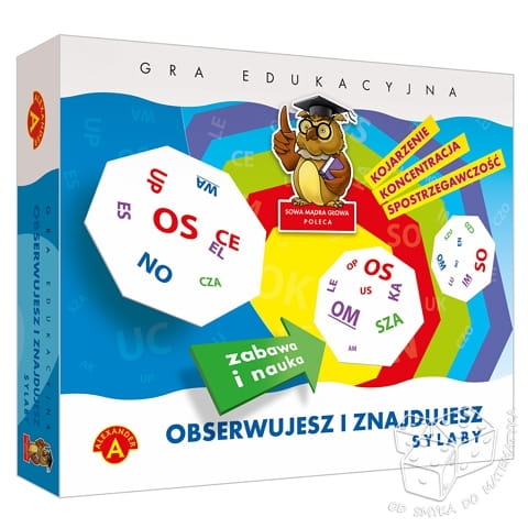 Obserwujesz i znajdujesz - sylaby. Gra edukacyjna