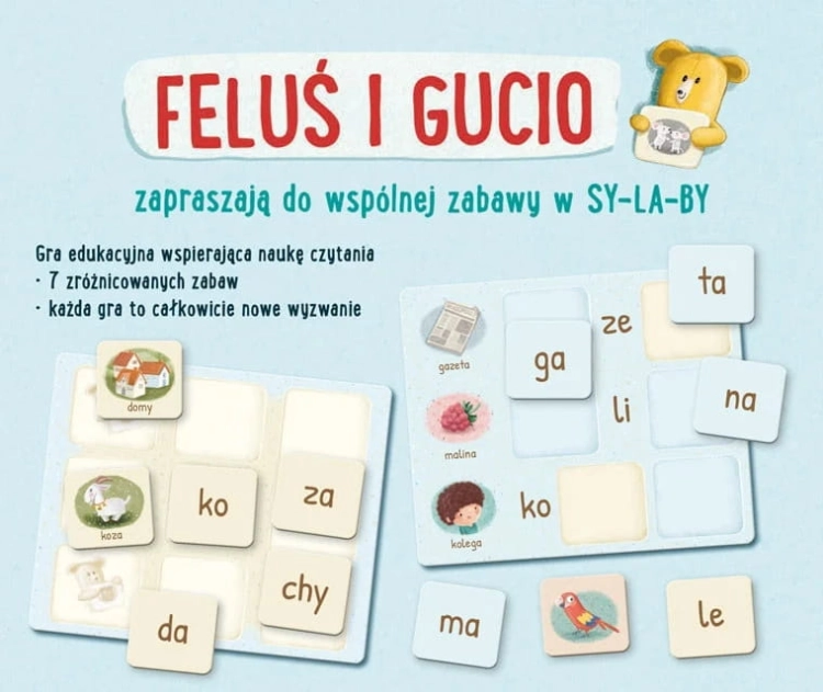 Feluś i Gucio grają w sylaby