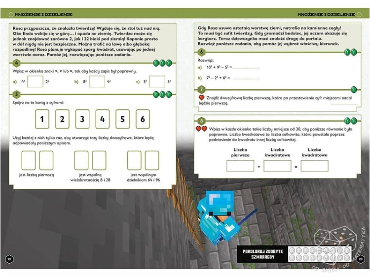 Minecraft. Matematyka. Megazadania. 12+