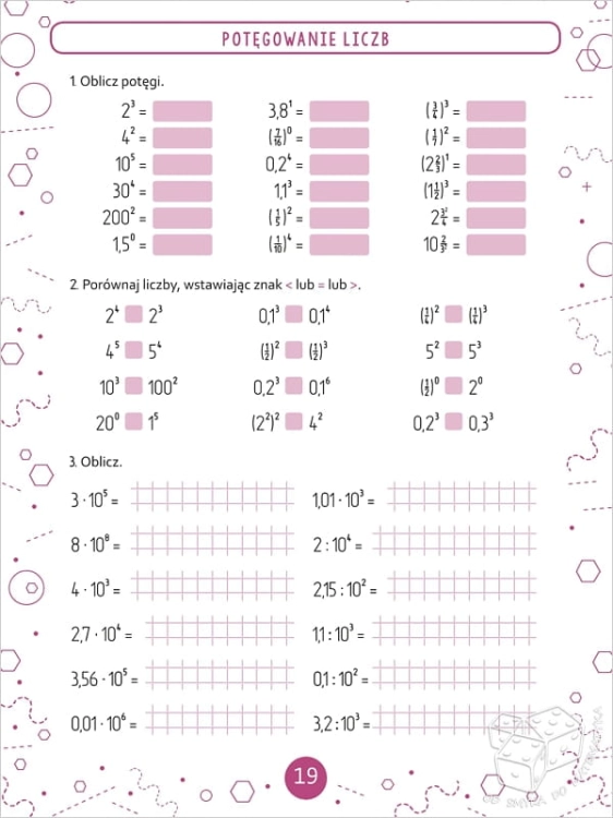 Sposób na matematykę. Ćwiczenia dla klasy VI