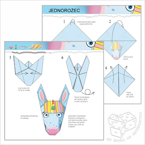 Moje pierwsze origami. Pacynki