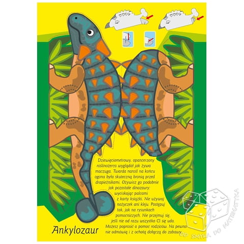 Dinozaury. Wycinanki