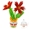 Origami 3D. Kwiaty - zestaw kreatywny 554 elementy
