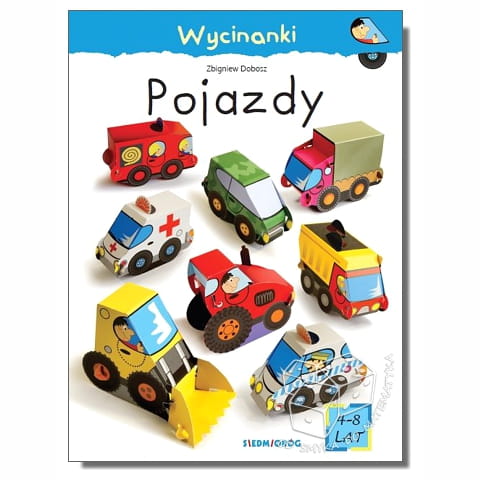 Pojazdy. Wycinanki
