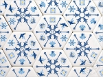 Honeycombs blue - plastry miodu