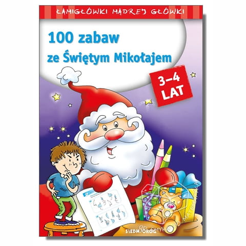 100 zabaw ze Świętym Mikołajem. Łamigłówki mądrej główki