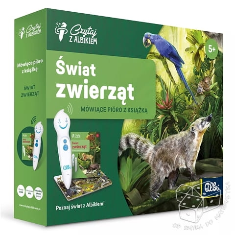 Czytaj z Albikiem. Świat zwierząt - zestaw interaktywny (pióro + książka)