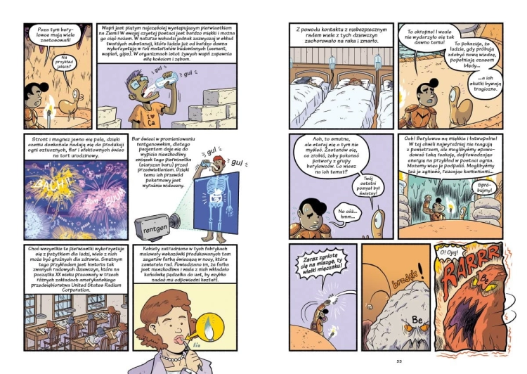 Pierwiastki – tajemnice cząstek budujących świat. NAUKOMIKS