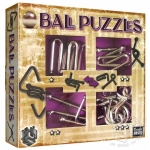 Ball Puzzles - łamigłówki metalowe - zestaw fioletowy