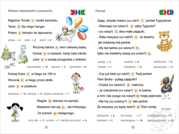 PUS - Co robi? Co robią? Czasownik 1 - gramatyka języka polskiego