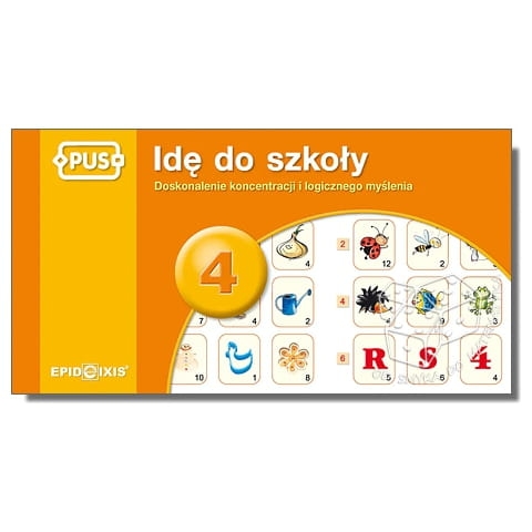 PUS - Idę do szkoły 4 - doskonalenie koncentracji i logicznego myślenia