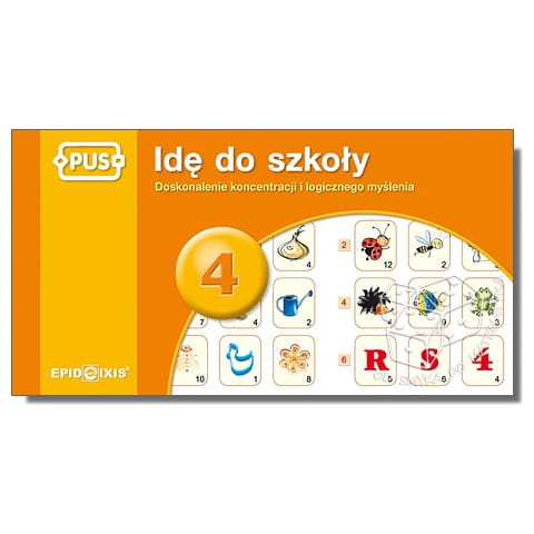 PUS - Idę do szkoły 4 - doskonalenie koncentracji i logicznego myślenia