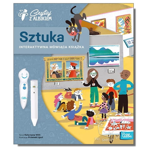 Czytaj z Albikiem. Sztuka - interaktywna mówiąca książka