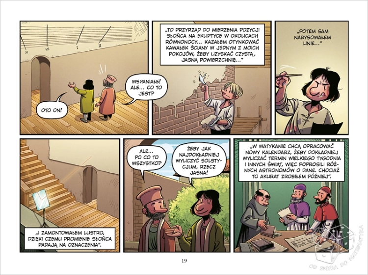 Kopernik. Centrum wszechświata. Najwybitniejsi naukowcy - komiks
