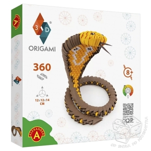 Origami 3D. Kobra - zestaw kreatywny 360 elementów