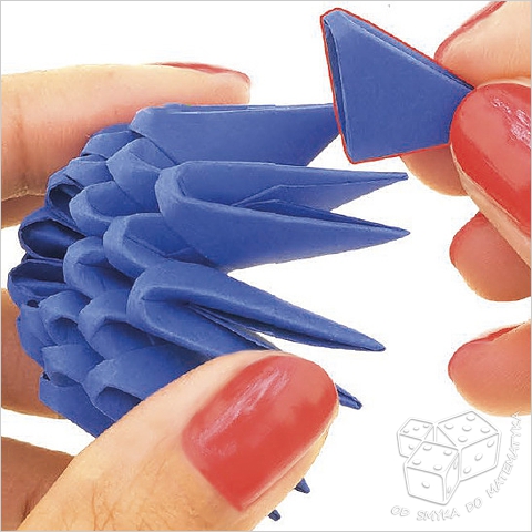 Origami 3D. Kameleon - zestaw kreatywny 380 elementów