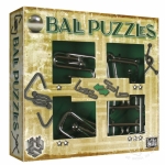 Ball Puzzles - łamigłówki metalowe - zestaw zielony