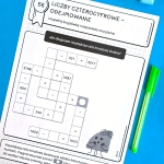 Krzyżówki matematyczne dla klas 1-3