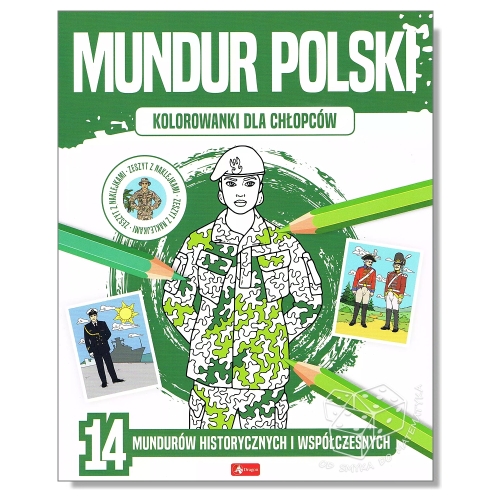Mundur polski. Kolorowanki dla chłopców
