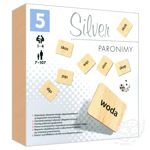 Silver. Paronimy